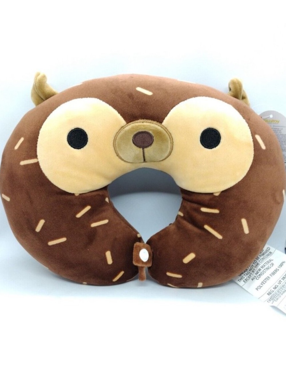 Squishmallow Neck Pillow HANS The Hedgehog Plush BNWT Cuddly Travel Pillow
